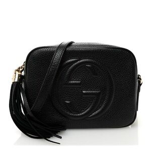 Guicci pebbled leather soho disco bag